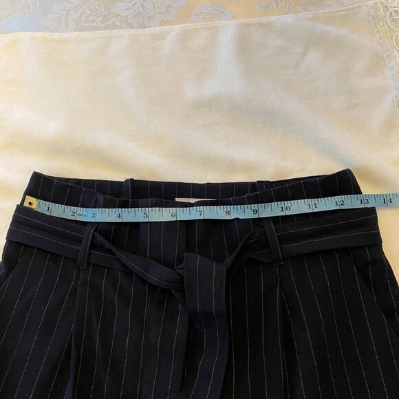 Black dressy pinstripe pants size 2 - Picture 4 of 8